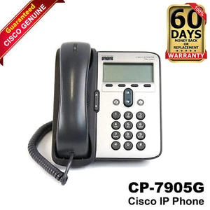 Lot 10 Cisco Unified Business 7900 1-Line Desktop VoIP Phone 74-3092-04 CP-7905G - Picture 1 of 10