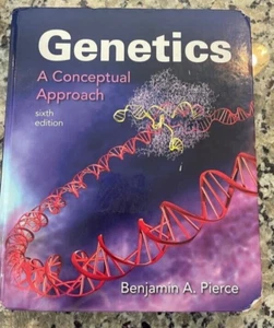 Genetics: a Conceptual Approach by Benjamin A. Pierce Sixth Edition - Picture 1 of 3