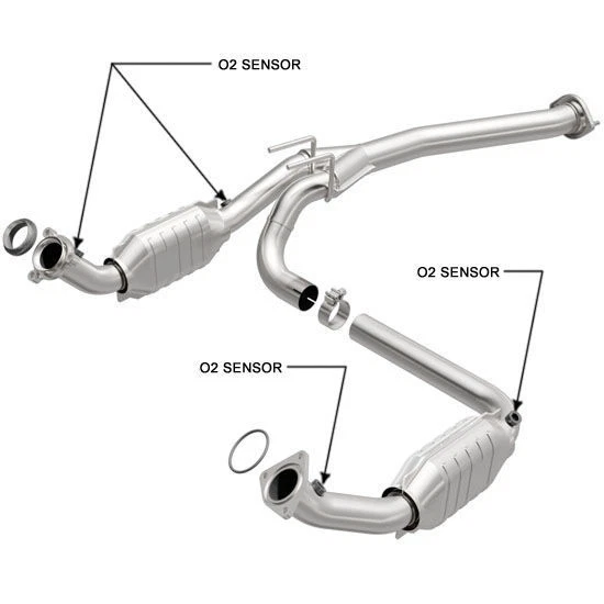 2003-2005 Chevrolet Express 4.3L 2500 Magnaflow conversor catalítico ajuste direto - Imagem 1 de 1