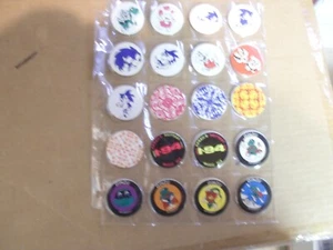 JUEGO DE MINI POGS/LKCAPS #23 TOTAL DE (40) HOJAS. - Imagen 1 de 5
