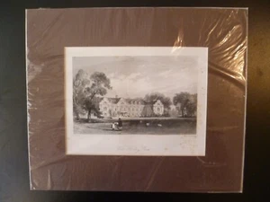 AN ANTIQUARIAN LITHOGRAPHICAL PRINT 'WEST HORSLEY PLACE' 'Rev CHAS H J WESTON' - Picture 1 of 9