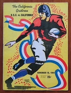 USC Trojans Vs. California Bears 1944 The Gridiron Football Program Southern Cal - Bild 1 von 7