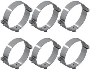 6 collari per tubi in acciaio zincato, Ø125mm - Foto 1 di 3