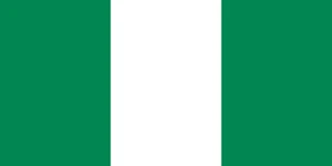 NIGERIA LANDESFLAGGE, AUFKLEBER, DECAL, 5 JAHRE VINYL, STAATSFLAGGE - Bild 1 von 1