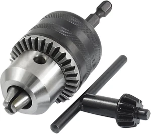 1.5-13Mm 3/8-24UNF 1/4-Inch Quick Change Hex Shank Drill Chuck W/Key | Convert I - Picture 1 of 9