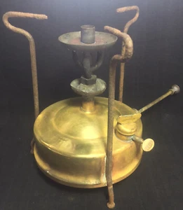 Antique Brass PRIMUS Camp Stove SWEDEN Collectable RARE V17 1931 Original - Picture 1 of 12