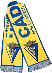 bufanda cadiz cf espana fan supporter scarf futbol club scarves footbal - Imagen 1 de 3