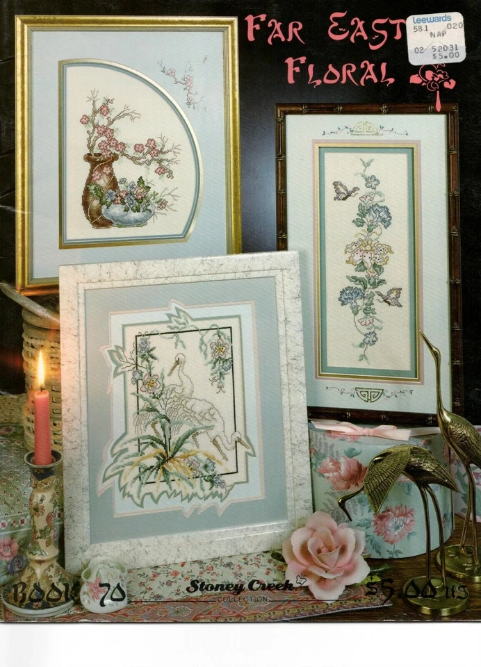 Stoney Creek Cross Stitch Book Far East Floral - Image 1 of 1