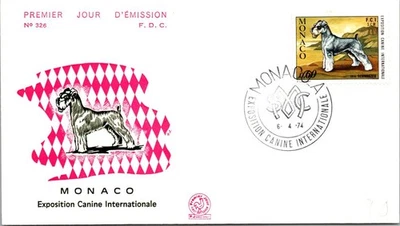 Monaco FDC 1974 International Dog Show - A02432 - Image 1 of 2