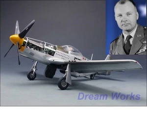 Trompetista construido ganador del premio 1/24 teniente coronel Glenn Eagleston P-51D Feeble Eagle + PE - Imagen 1 de 20