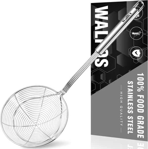 Colador de araña Walfos - Cuchara para freidora de acero inoxidable de 5,5 pulgadas, cocina 1  - Imagen 1 de 6