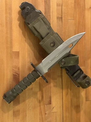 RARE! Original Phrobis M9 Bayonet Knife w/ Scabbard GI Issue - Image 1 of 4