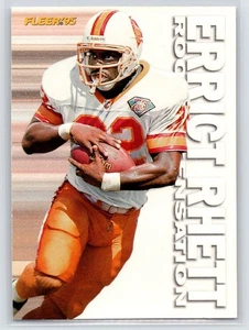 Errict Rhett 1995 Fleer Rookie Sensations #14 Tampa Bay Buccaneers - Imagen 1 de 2