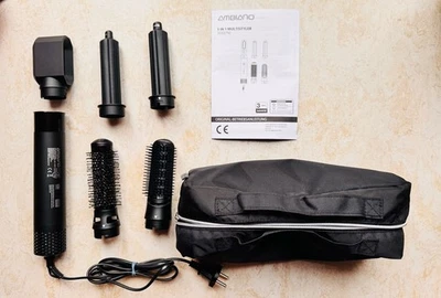 Ambiano 5in1 Multistyler Haarstyler 1033792. Tasche, Föhn, 2Bürste, Lockenaufsät - Bild 1 von 4