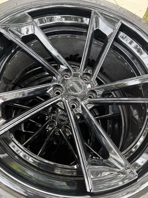 21” ECS Wheels W/ Brand New Michelin Pilot Sport Tires - Image 1 of 4