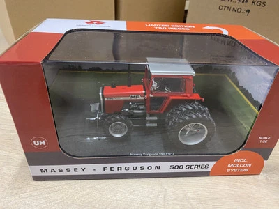 Edición Limitada 6766 Universal Hobbies Massey Ferguson 590 4x4 Tractor Dua1s Foto 1 de 3