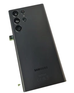 ORG Original Rückabdeckung für Samsung Galaxy S22 Ultra SM-S908 Schwarz - Zdjęcie 1 z 3