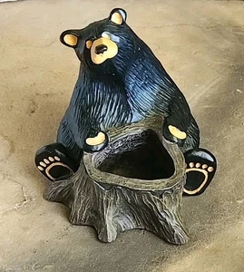 Bärenfüße Schwarzbär Baumstumpf singender Baum Sammelfigur Jeff Fleming - Bild 1 von 9