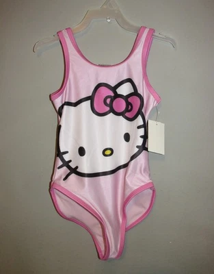 Girls CUTE Hello Kitty Swimsuit (Size XS 4-5) BRAND NEW W TAGS - Image 1 of 3