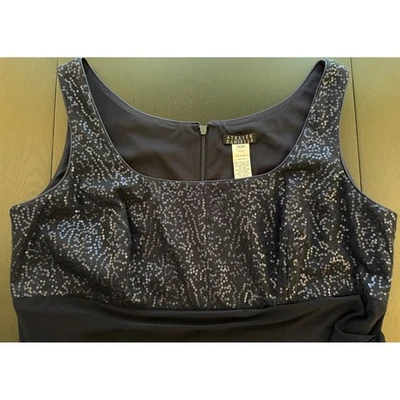 Vestido Atelier Danielle Noche Fiesta Vacaciones Talla 16W Azul Marino Cremallera Trasera Largo Completo Foto 1 de 4