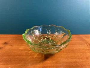 Sowerby Art Deco Green Glass Bowl 1930s - Picture 1 of 7
