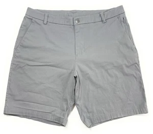 Lululemon Mens Commission Shorts Size 34 Slim Fit Performance Chino Gray 9" - Picture 1 of 10