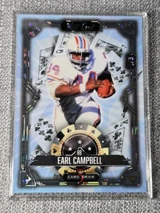 2024 Wild Card Spring 5 Card Draw Earl Campbell 3/3 HOFamer 🔥 - Imagen 1 de 2