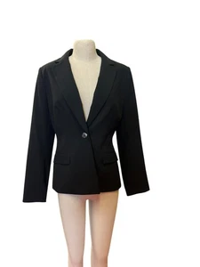 Calvin Klein Stretch Women's Black Suit Jacket Size 8 - Picture 1 of 9