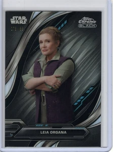 LEIA ORGANA 2024 TOPPS STAR WARS CHROME BLACK REFRACTOR #10 079/199 - Bild 1 von 2