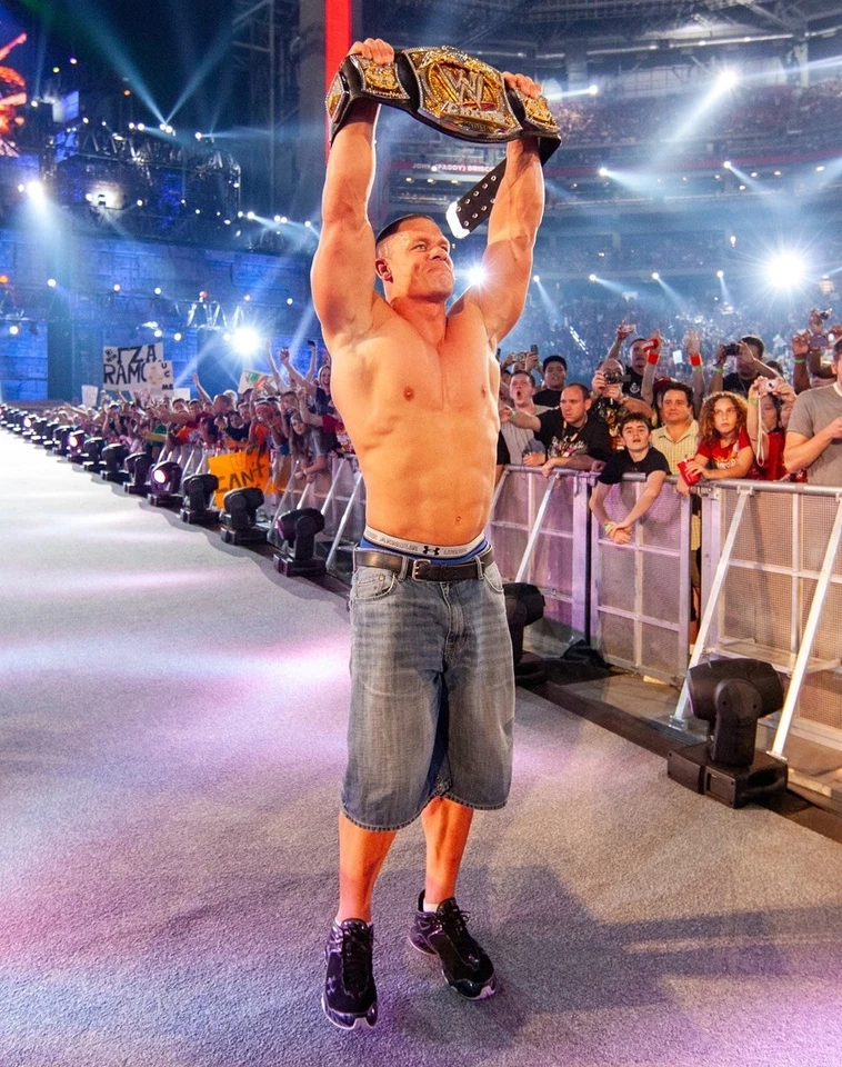 Impresión fotográfica de John Cena 8x10 La última vez es ahora PÓSTER DEL ÚLTIMO PARTIDO WWE RAW CHAMP WWF Foto 1 de 1