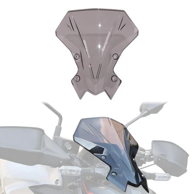 LUXEMOTO Windshield Light Grey for Kawasaki Z900 2020-2024 Z650 2021-2024 - Image 1 of 2