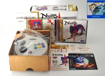 Sega Saturn SS Nights into Dreams & Christmas Nights w/Multi Controller JP Ver - Image 1 of 4