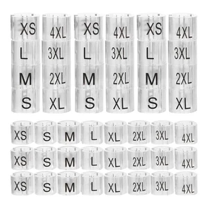  160 Pezzi Clip Appendiabiti Marcatori Taglia per Appendiabiti Etichette - Foto 1 di 20