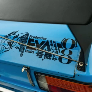 2x Pair Eva Unit-08 Production Model Mari Makinami WILLE NERV Angel Vinyl Decal - Bild 1 von 2