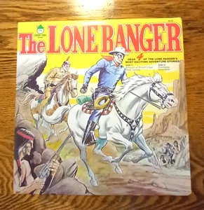 Vintage 1975 The Lone Ranger "4 of the Most Exciting Stories" LP Vinyl - Foto 1 di 5