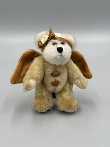 Vintage Boyds Bears Engel Teddybär Plüsch mit Gelenken 5 Zoll Weihnachtsschmuck - Bild 1 von 9