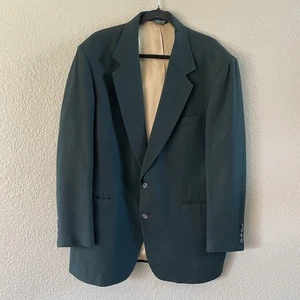 Vintage Nordstrom Loro Piana Sport Mantel Herren 44 L Grün Kamelhaar Blazer Tweed - Bild 1 von 13