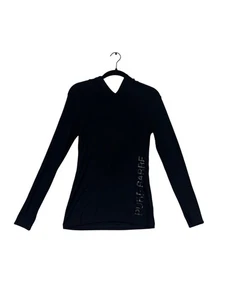 Pure Barre XS Langarmshirt schwarz mit Kapuze #958A - Bild 1 von 8
