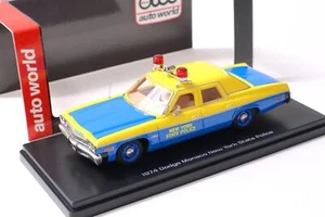 1:43 Auto World 1974 Dodge Monaco New York State Police blue/ yellow - Bild 1 von 3
