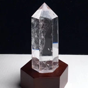 0.29kgNatural White Crystal Obelisk Transparent Quartz Energy Column Reiki Heal - Picture 1 of 6