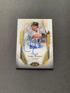 2022 Topps Tier One Tier One Talent Auto /175 Larry Walker #T1TA-LW Auto HOF - Picture 1 of 2