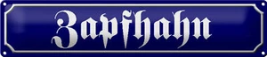 Blechschild Straßenschild 46x10cm Zapfhahn Kneipe Bar Bier Dekoration - Bild 1 von 5
