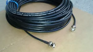 US MADE LMR-240 50FT BNC male to BNC Male COAX CABLE CB,HAM,SCANNER - Picture 1 of 2