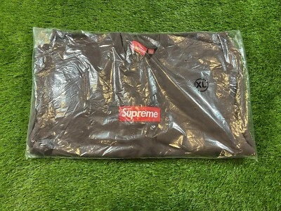 NEW - Supreme - Felpa Girocollo Box Logo FW22 - Uomo Taglia XL - MARRONE - Immagine 1 di 4
