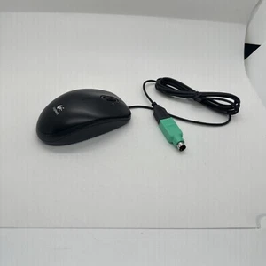 Logitech B120 USB Optical Wired Scroll Mouse (Black) 5.0V 100mA Combo Optical - Picture 1 of 10