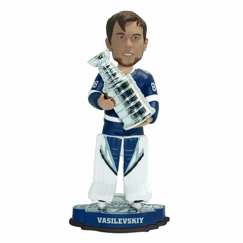Andrei Vasilevskiy Tampa Bay Lightning 2021 Stanley Cup Champions Bobblehead NHL Cover