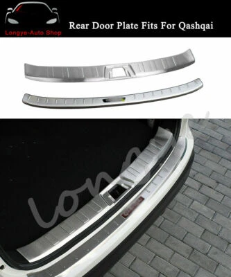 Placa de puerta trasera compatible con parachoques rasguños Nissan Rogue Sport Qashqai 2017-2022 Foto 1 de 4