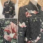 Madison Ave Dennis Basso Woven Brocade Snap-Front Topper Blazer Size 10