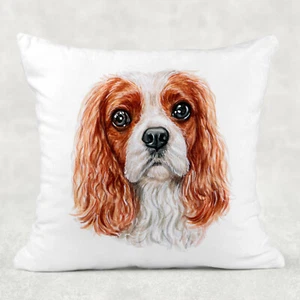 Cavalier King Charles Spaniel Design Cushion cover pillow case, dog lover gift - Picture 1 of 1