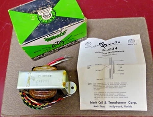 Merit Type P-4134 Isolation Transformer, NOS - Picture 1 of 7